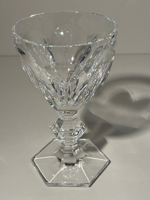 Important Lot De 34 Verres Cristal Baccarat Harcourt-photo-3