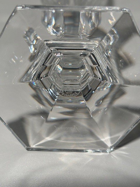 Important Lot De 34 Verres Cristal Baccarat Harcourt-photo-8