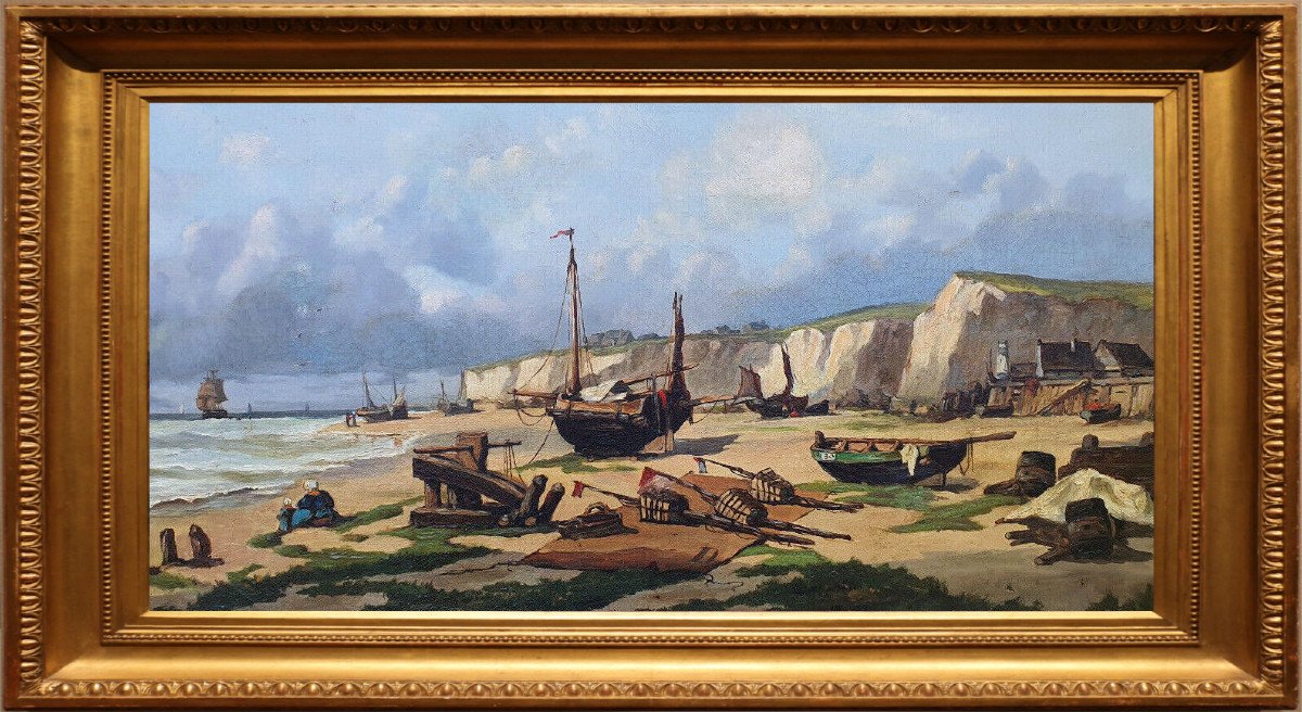Normandy-marine Landscape - Early Impressionism