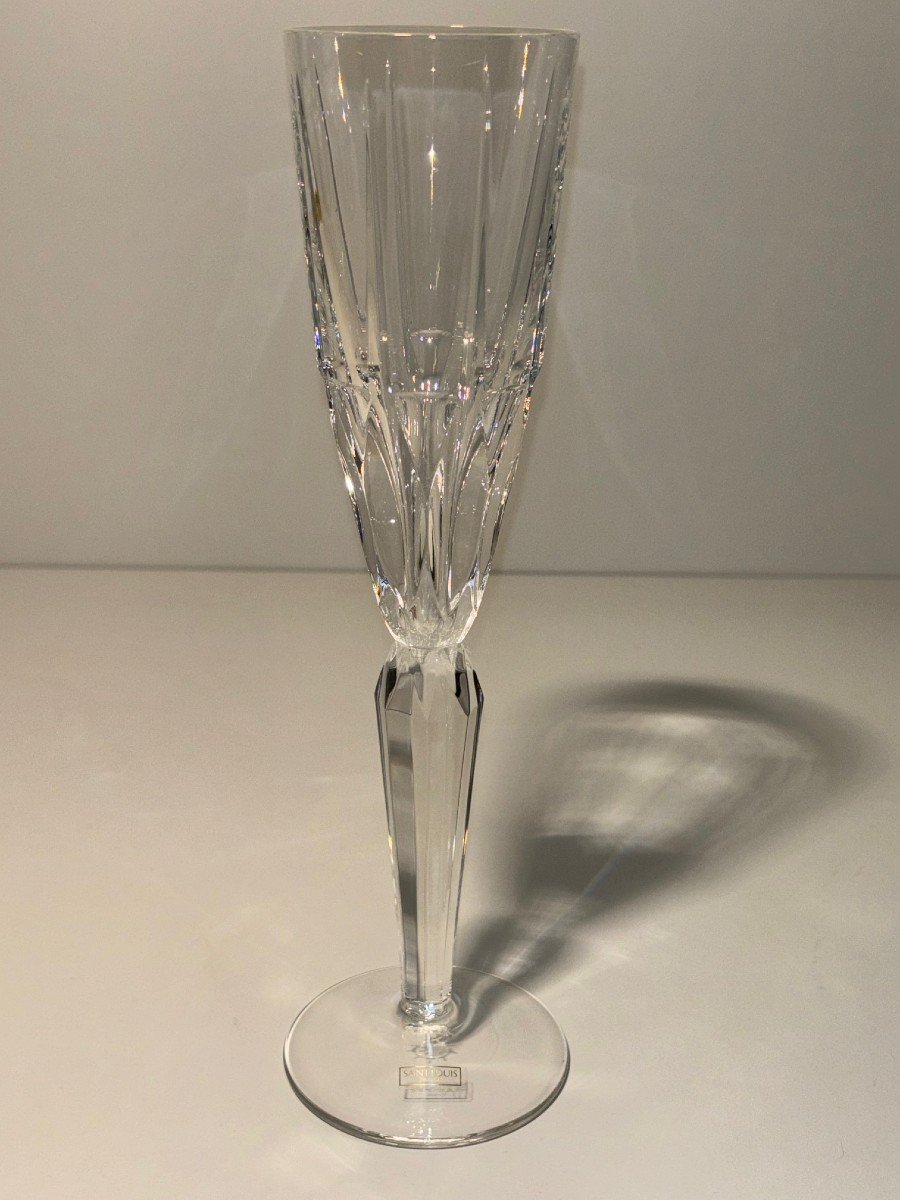 Saint Louis Champagne Flute Hermès Métropolis Collection-photo-7
