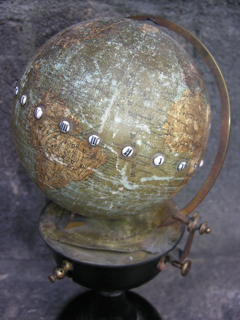 Rare Globe A Systeme Cosmographe De Ch.henard & Cie-photo-2