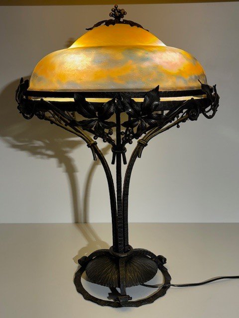 Rare Lampe Haut-parleur Gaumont Lumière-photo-3