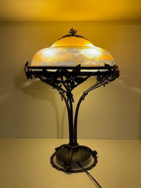 Rare Lampe Haut-parleur Gaumont Lumière-photo-3