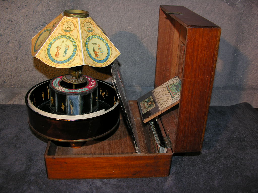 Rare Praxinoscope Theatre - 1879 Emile Reynaud