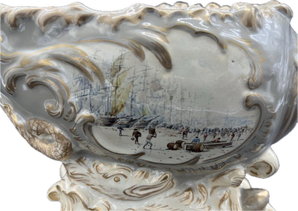 Rare Céramique Coquillage Emile Gallé-photo-2
