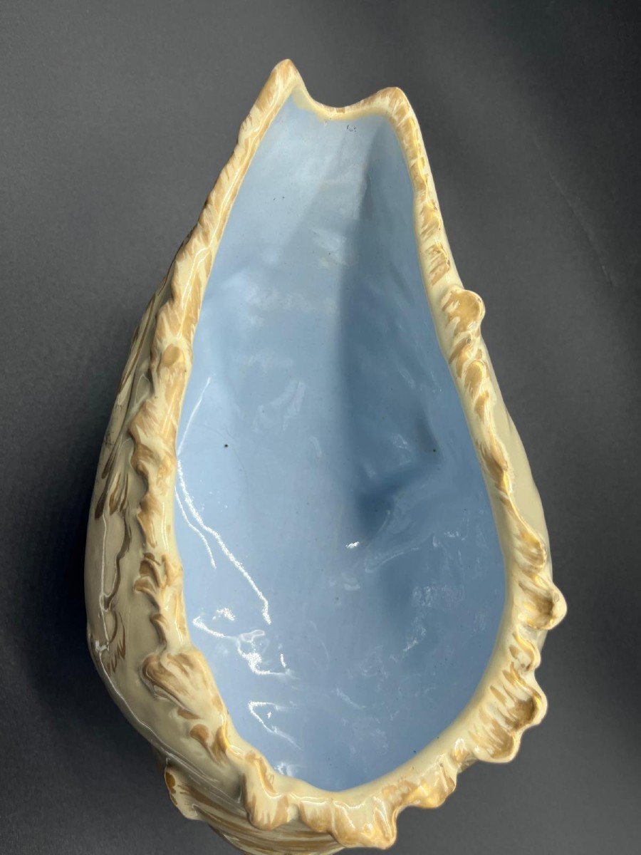 Rare Céramique Coquillage Emile Gallé-photo-3