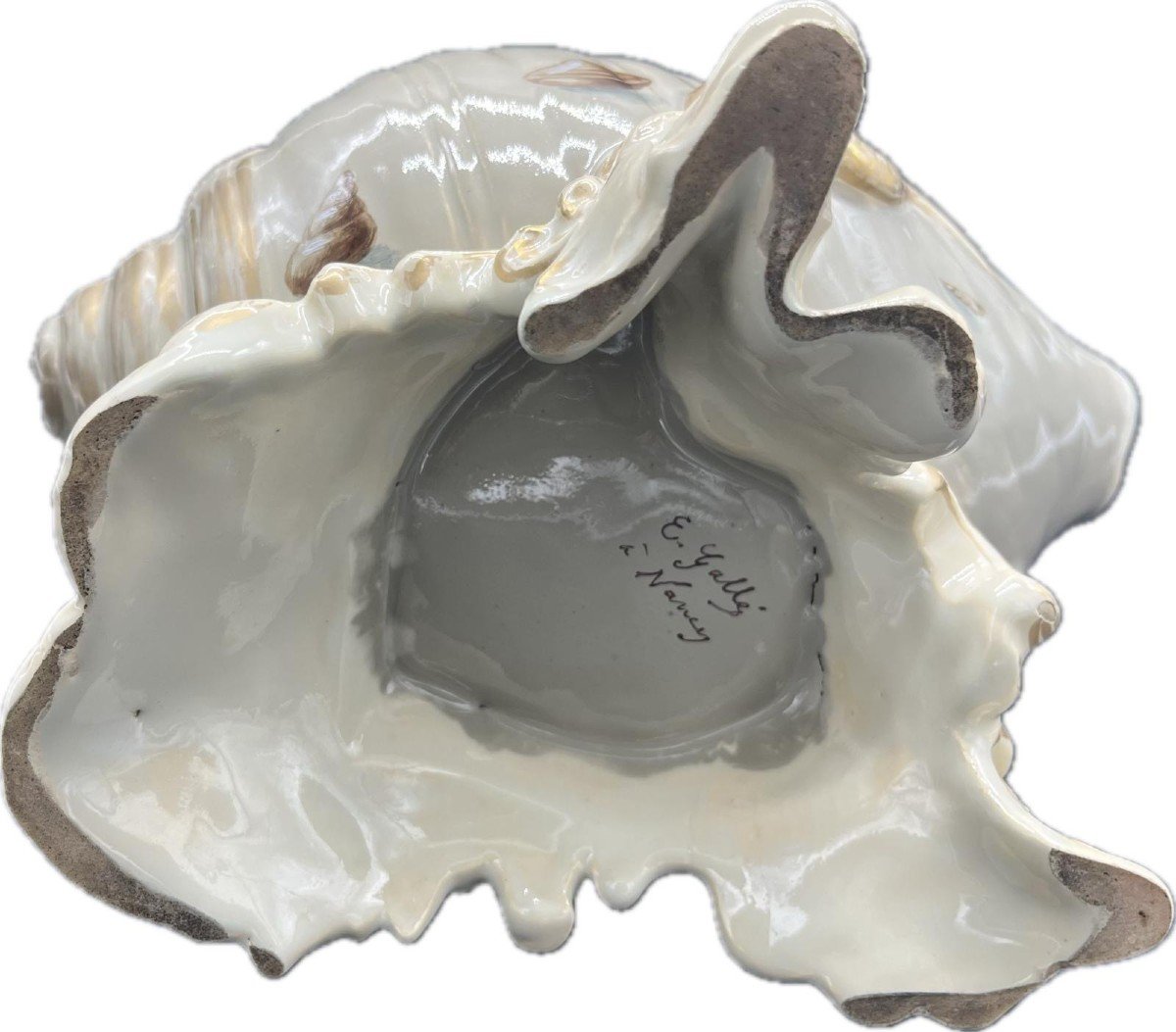 Rare Céramique Coquillage Emile Gallé-photo-2