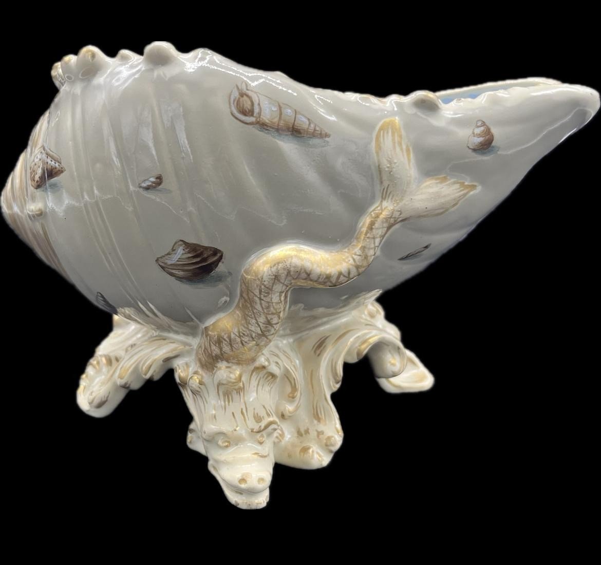 Rare Céramique Coquillage Emile Gallé-photo-3