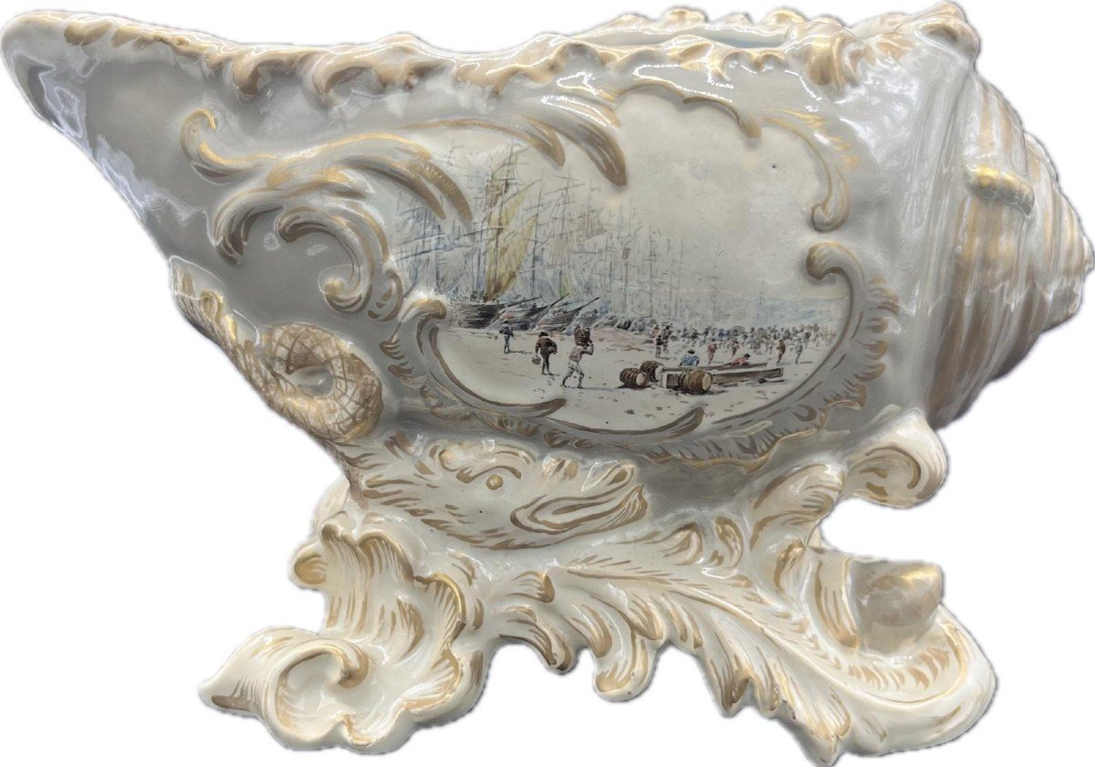 Rare Céramique Coquillage Emile Gallé-photo-7