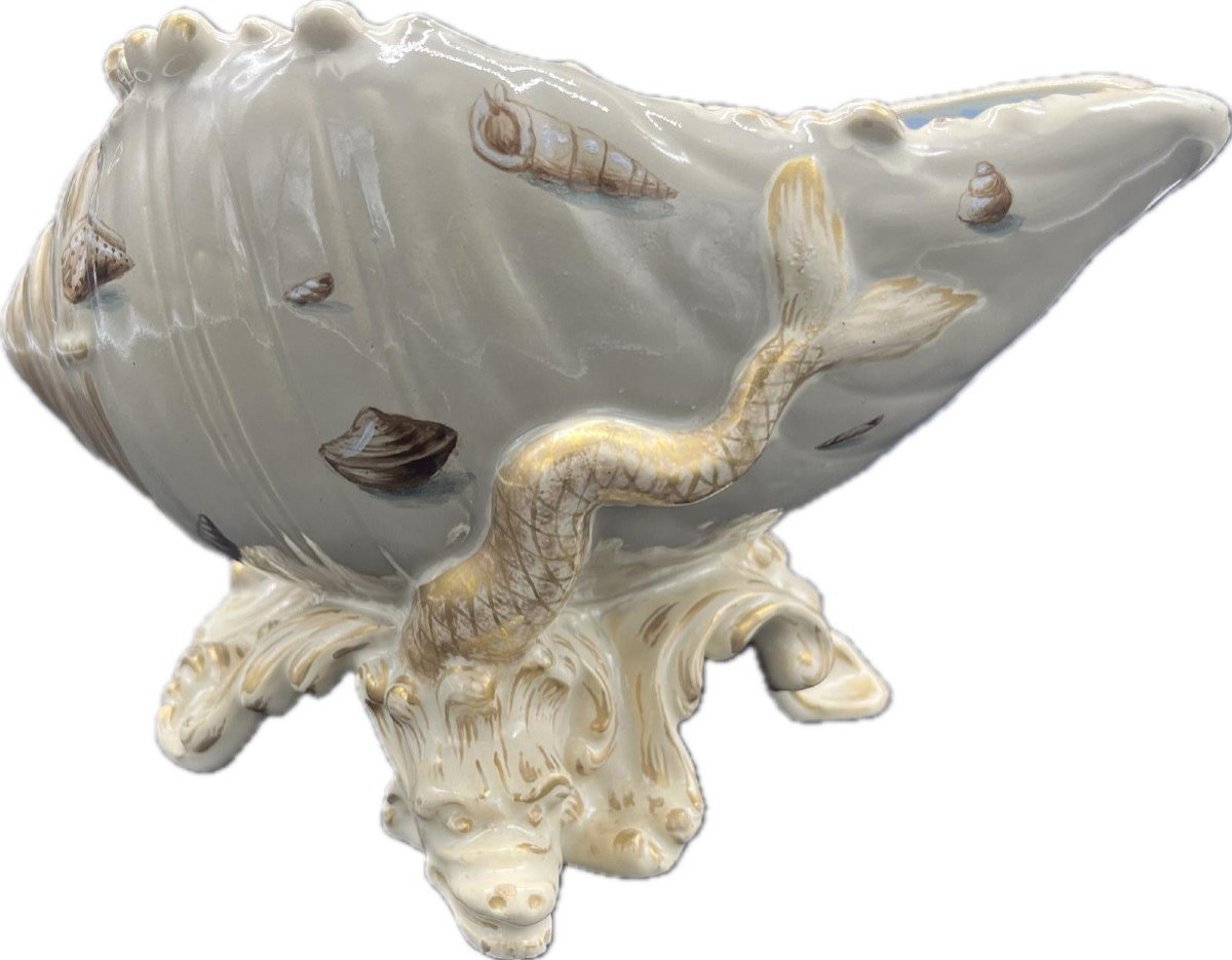 Rare Céramique Coquillage Emile Gallé-photo-8