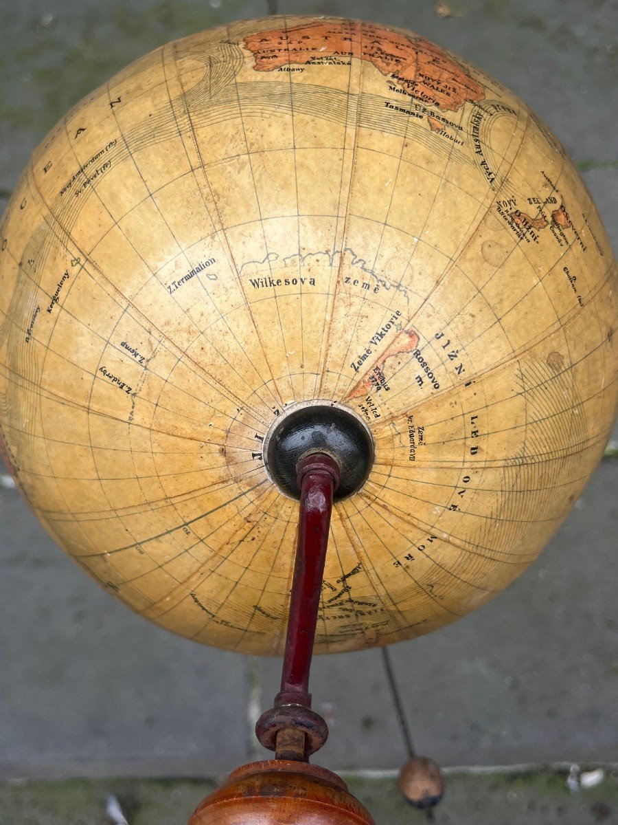 Old Terrestrial Globe/tellurium Planetarium-photo-8