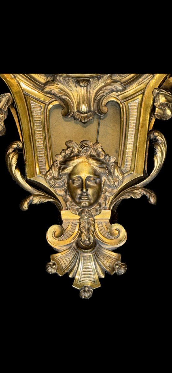 Important Gilt Bronze Wall Light-photo-2