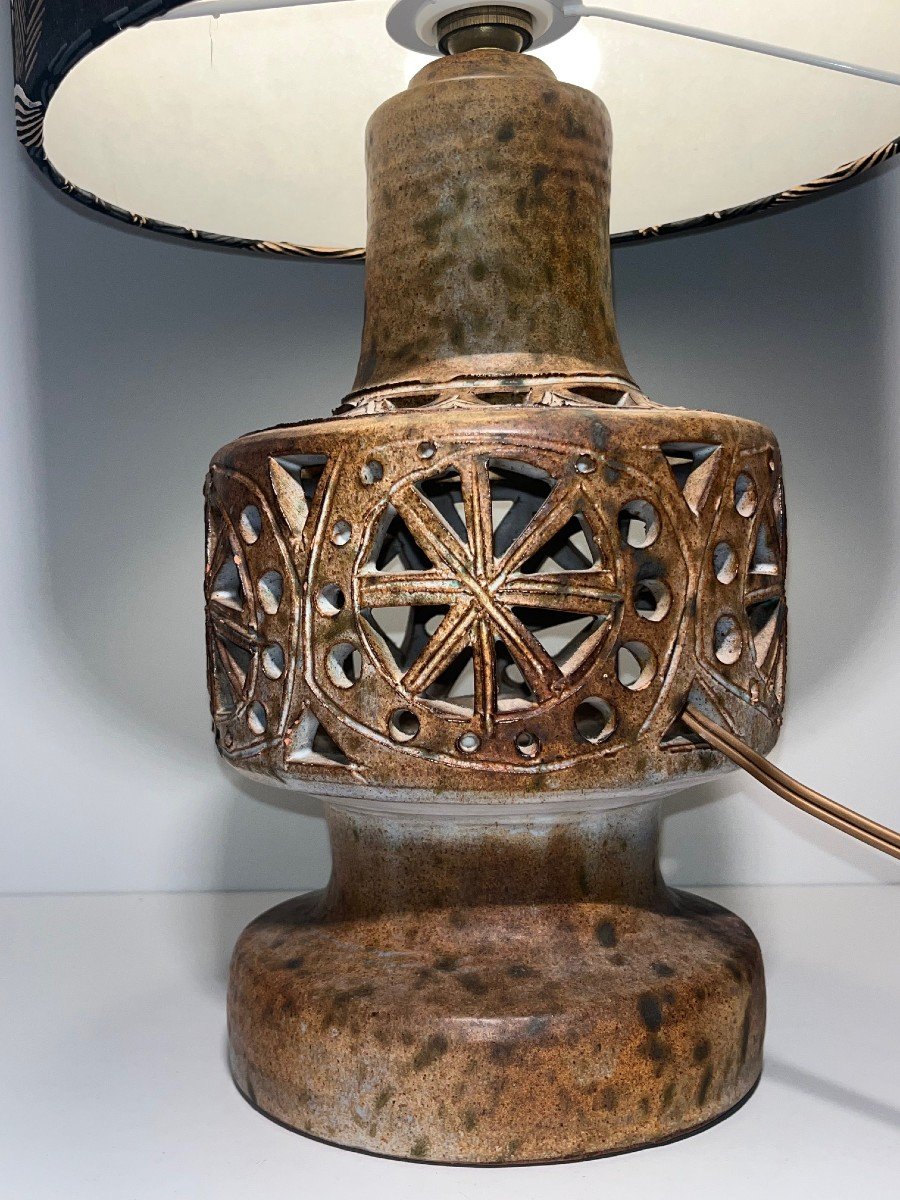 Agnès Escala Vintage Design Ceramic Lamp-photo-1