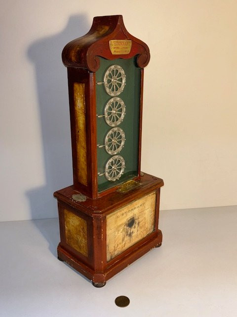Machine à sous  " L'Etonnant " L. Grasset France 1900-photo-6
