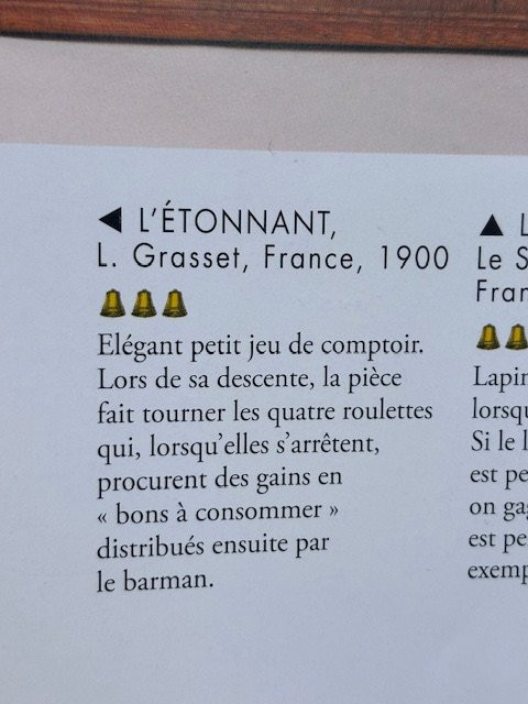 Machine à sous  " L'Etonnant " L. Grasset France 1900-photo-8
