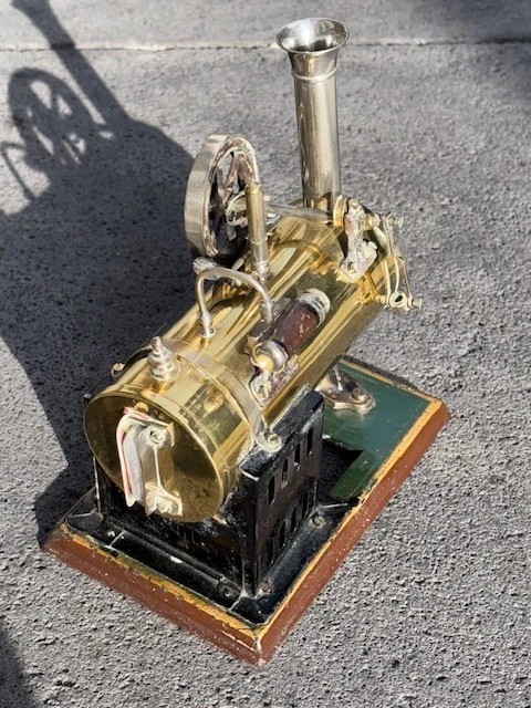 Old Horizontal Steam Engine Type Locomotive, Radiguet? Marklin?-photo-3