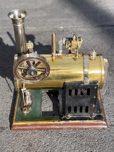 Old Horizontal Steam Engine Type Locomotive, Radiguet? Marklin?-photo-4