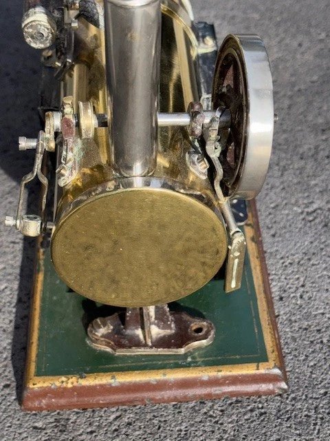 Old Horizontal Steam Engine Type Locomotive, Radiguet? Marklin?-photo-4