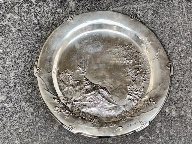 Coupe argent massif Eugêne Coupri (1839-1918)-photo-3