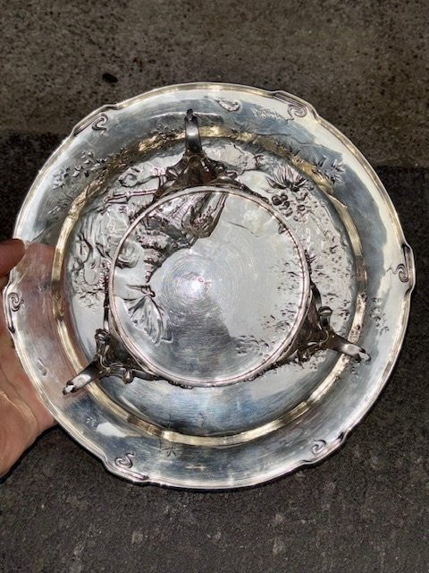 Coupe argent massif Eugêne Coupri (1839-1918)-photo-1