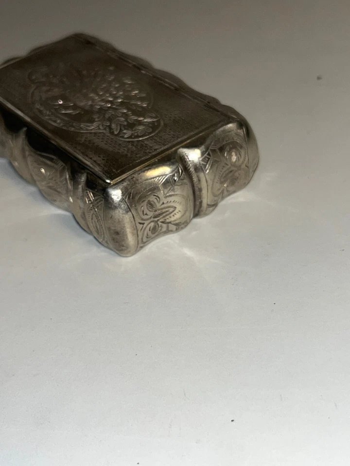 Silver Snuff Box With Minerve 1st Title Hallmark.-photo-1