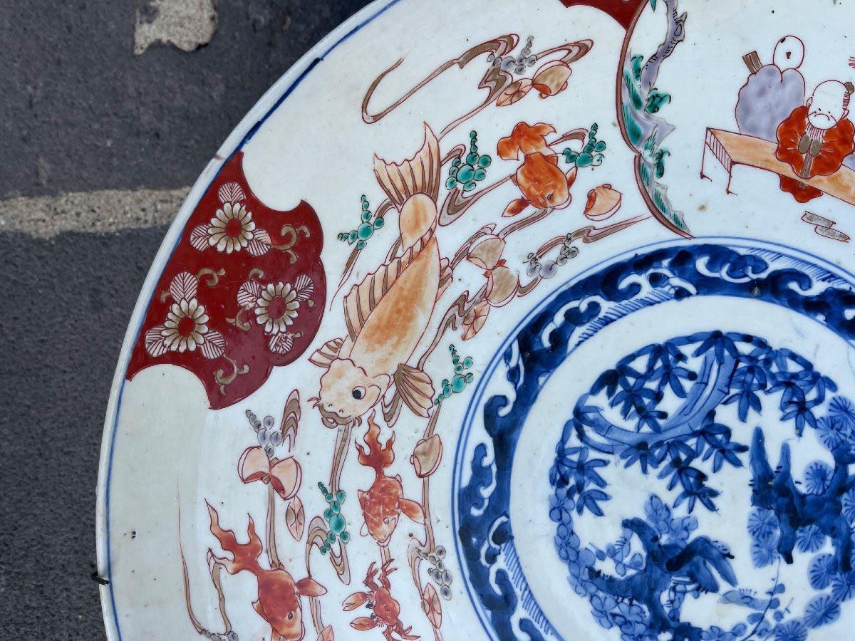 Antique Japanese Dish, 19th Century, Imari Decoration-photo-2