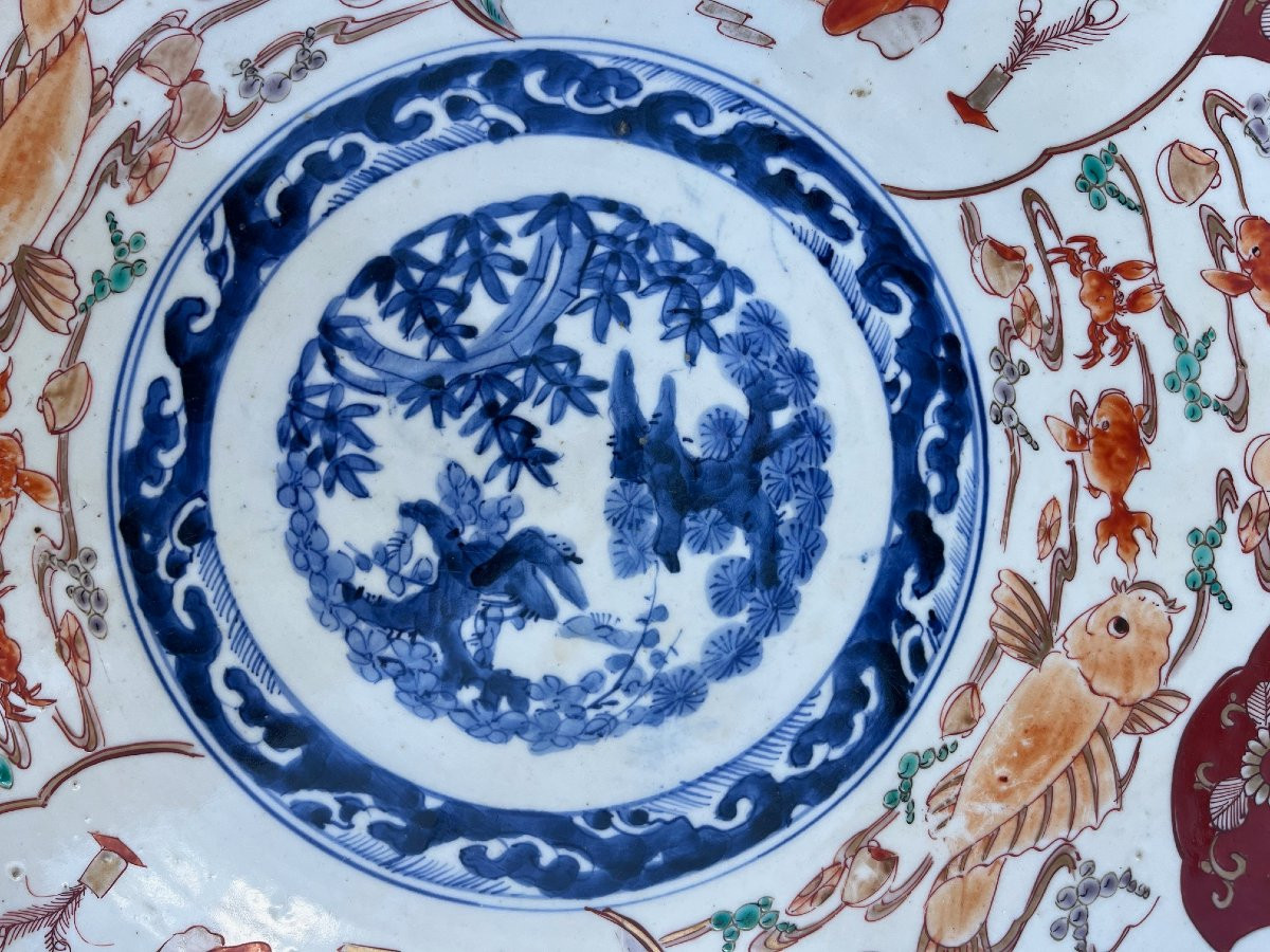 Antique Japanese Dish, 19th Century, Imari Decoration-photo-3