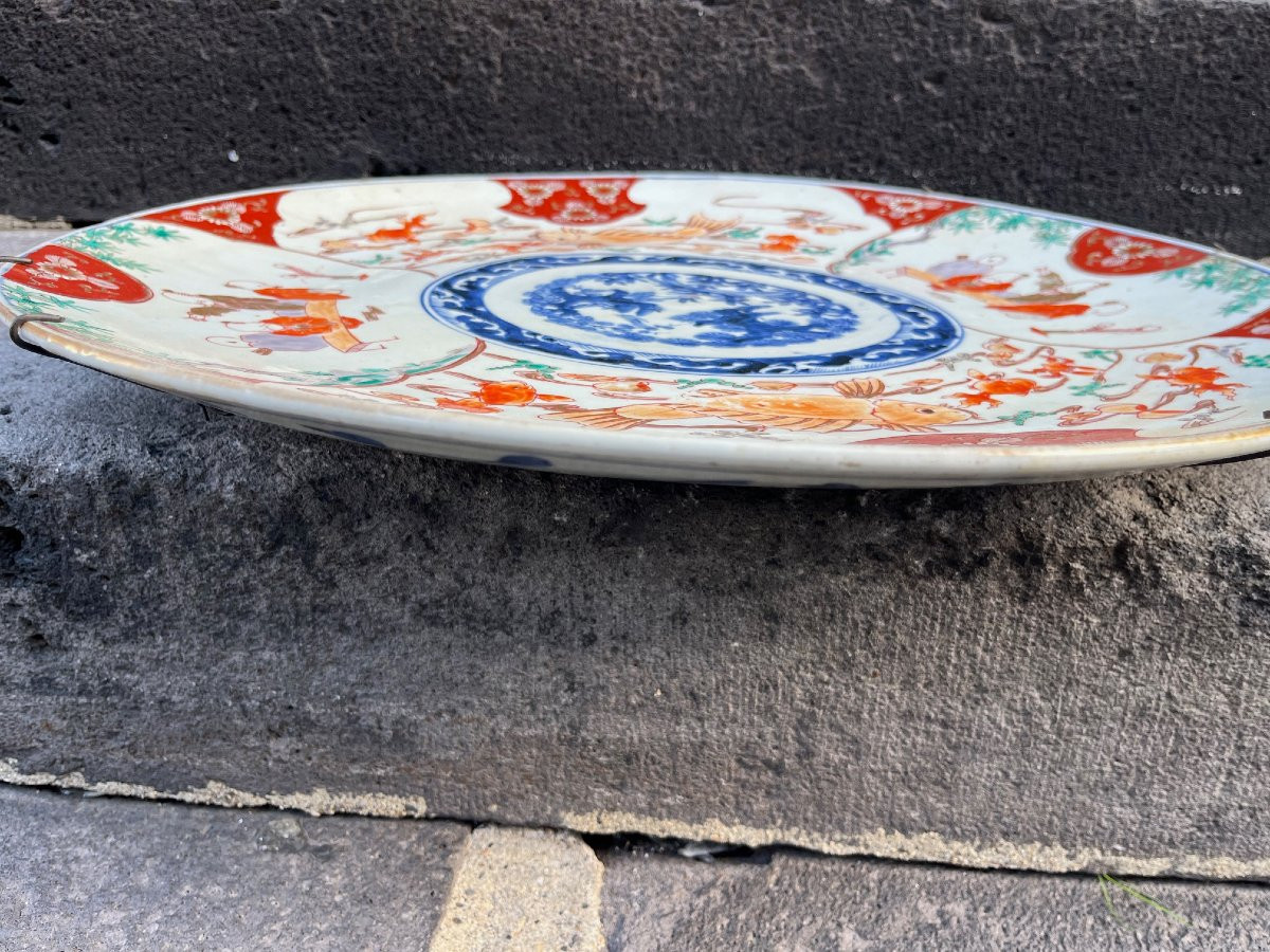 Antique Japanese Dish, 19th Century, Imari Decoration-photo-1