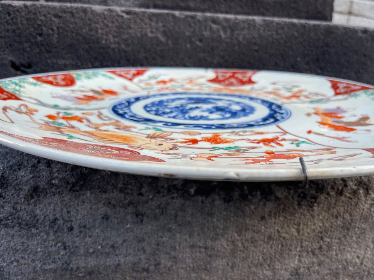 Antique Japanese Dish, 19th Century, Imari Decoration-photo-2