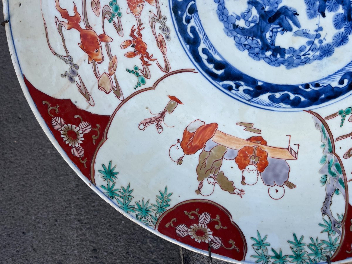 Antique Japanese Dish, 19th Century, Imari Decoration-photo-3