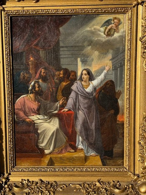 Paire de tableaux école italienne-photo-1