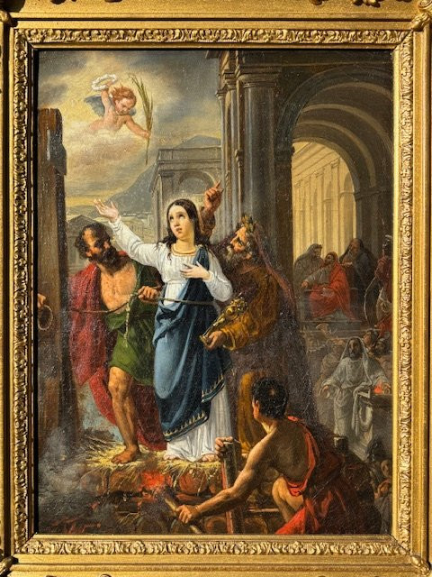 Paire de tableaux école italienne-photo-3