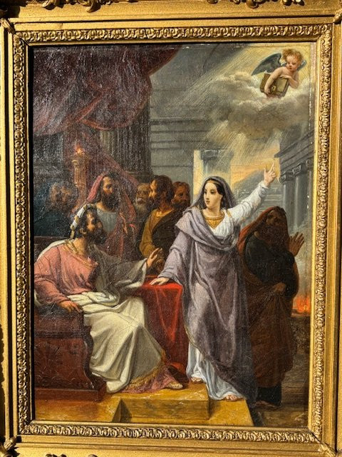 Paire de tableaux école italienne-photo-4