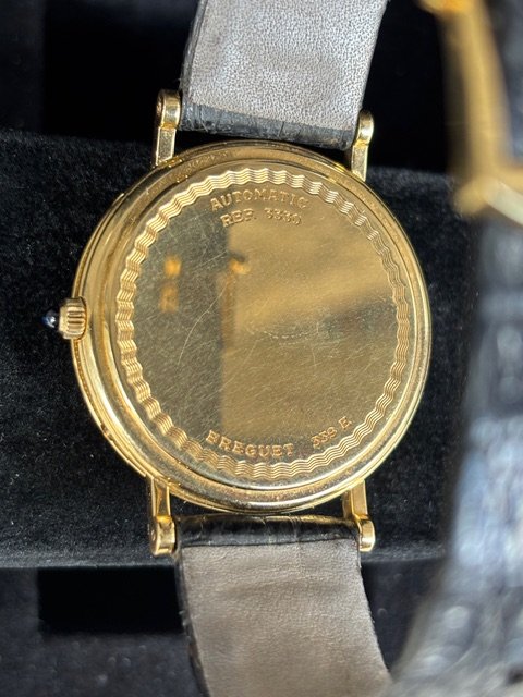 Montre Breguet Automatique Réf. 3330-Phase de Lune - Or jaune - Boîte incluse-photo-4