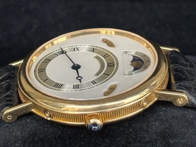 Montre Breguet Automatique Réf. 3330-Phase de Lune - Or jaune - Boîte incluse-photo-1