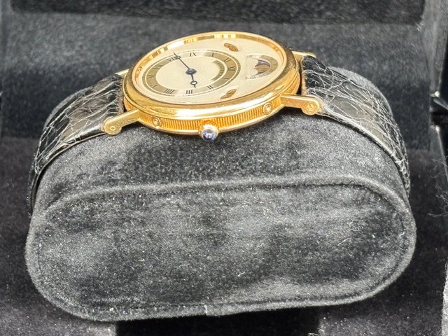 Montre Breguet Automatique Réf. 3330-Phase de Lune - Or jaune - Boîte incluse-photo-2