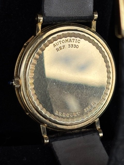 Montre Breguet Automatique Réf. 3330-Phase de Lune - Or jaune - Boîte incluse-photo-7