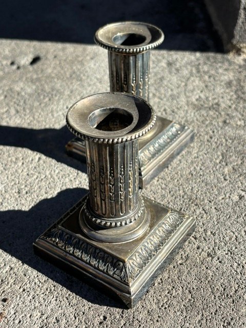 Pair Of Cailar Bayard Candle Holders, 10 Cm-photo-1