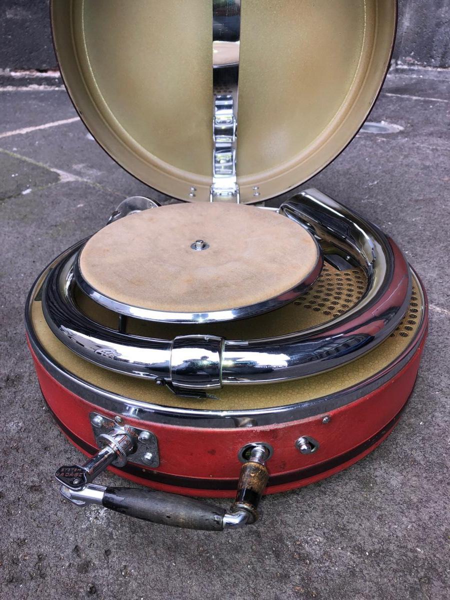 Phonographe Valise Odéon système Vadasz-photo-1