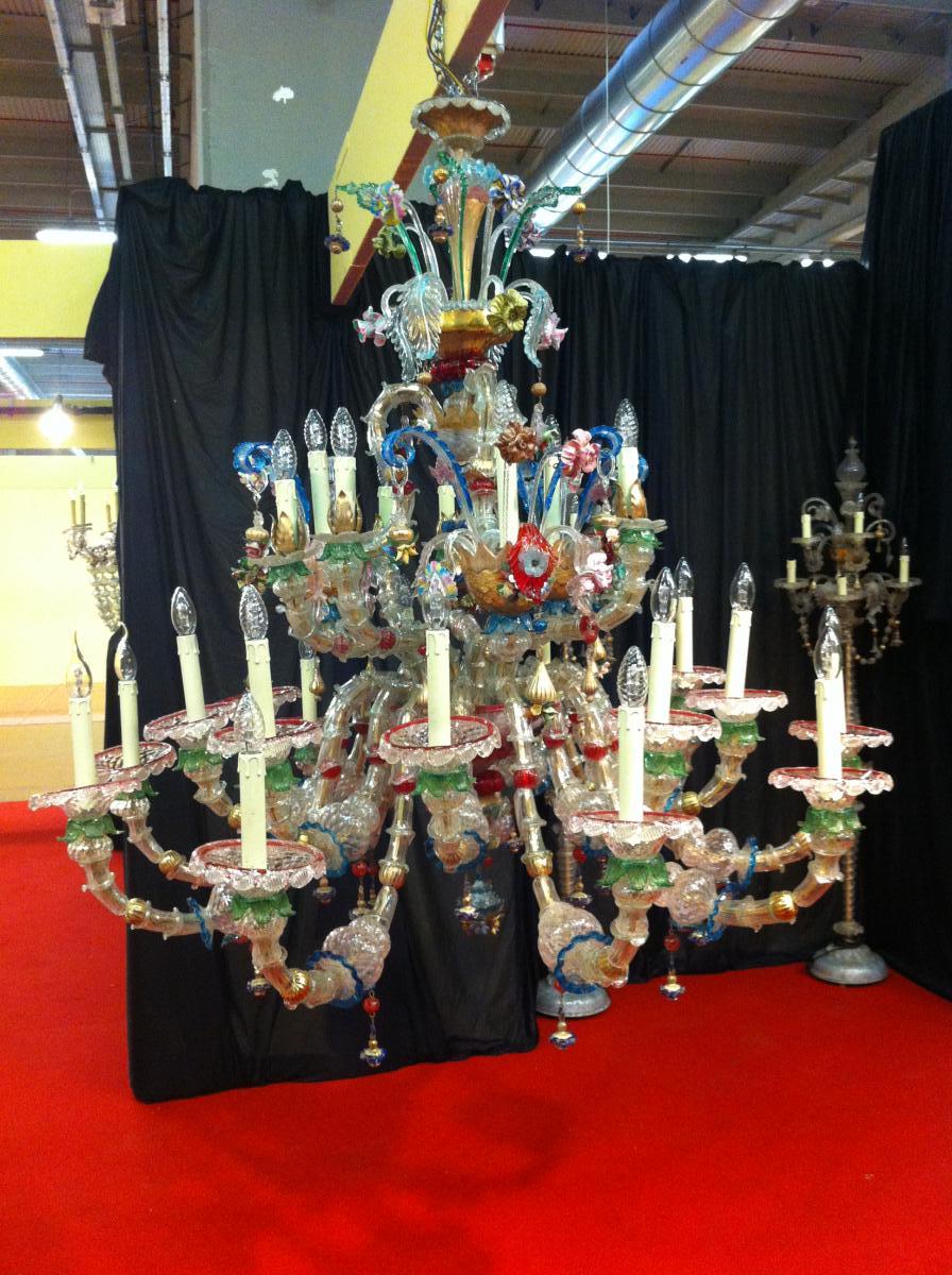 Very Large Murano Chandelier 27 Lights