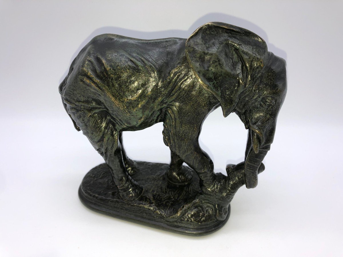 Bronze Animalier Eléphant Alfred Barye-photo-2