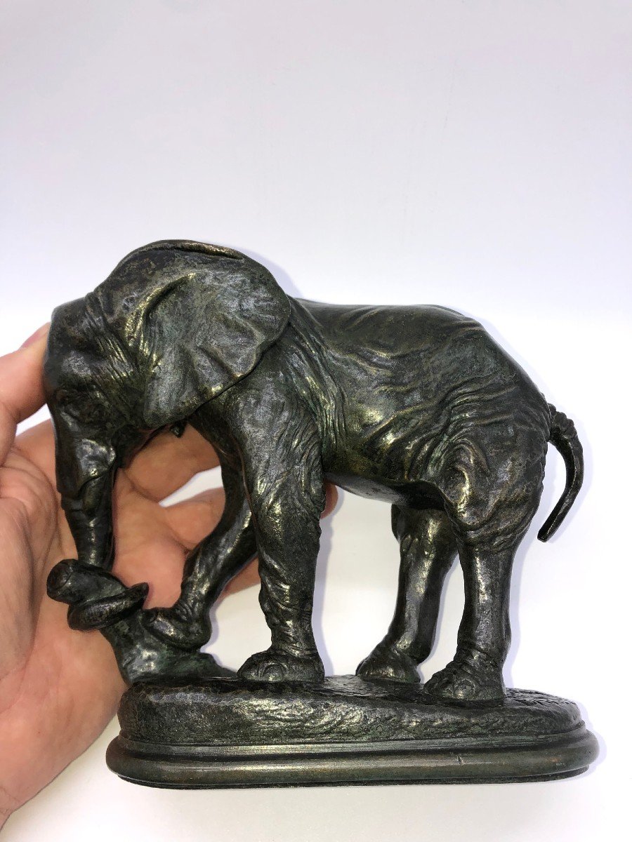 Bronze Animalier Eléphant Alfred Barye-photo-7