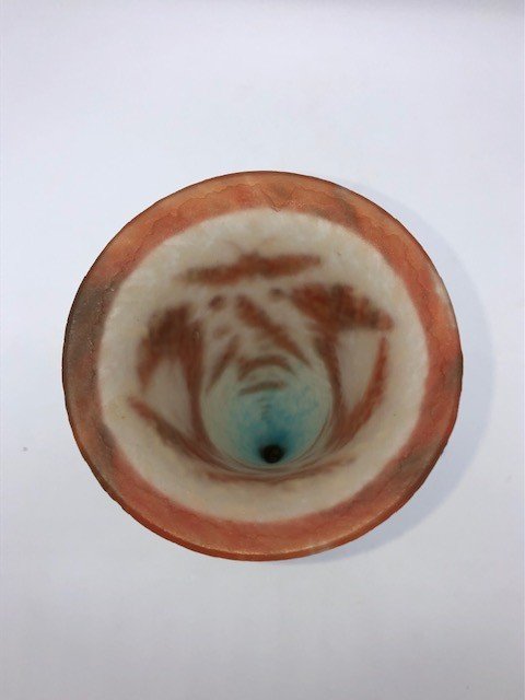Rare Butterfly Vase 1923-26 French Glass-photo-2