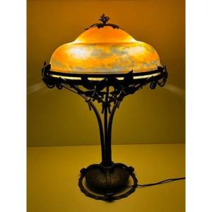 Rare Lampe Haut-parleur Gaumont Lumière