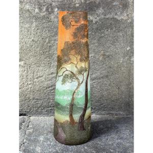 Vase Legras dégagé à l'acide