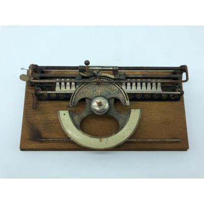 Rare Machine à écrire Type Writer 1886 