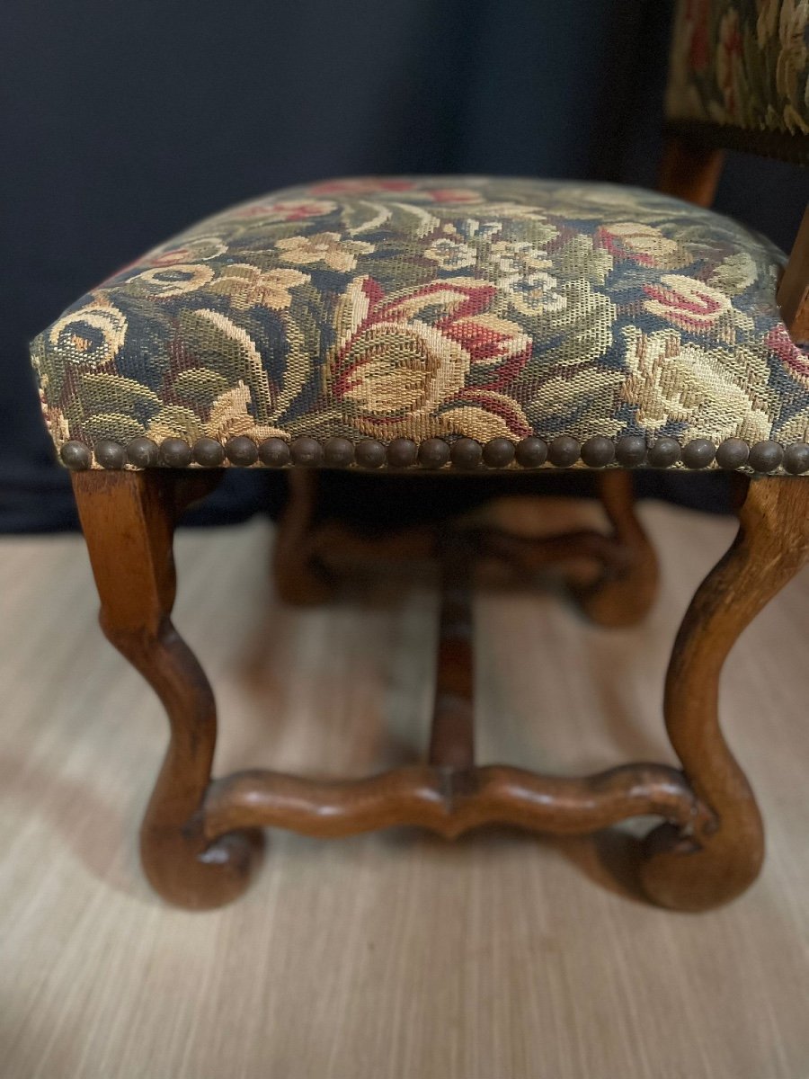 Set Of 6 Louis XIV Sheep Bone Chairs Dating From The 19th Century-photo-3