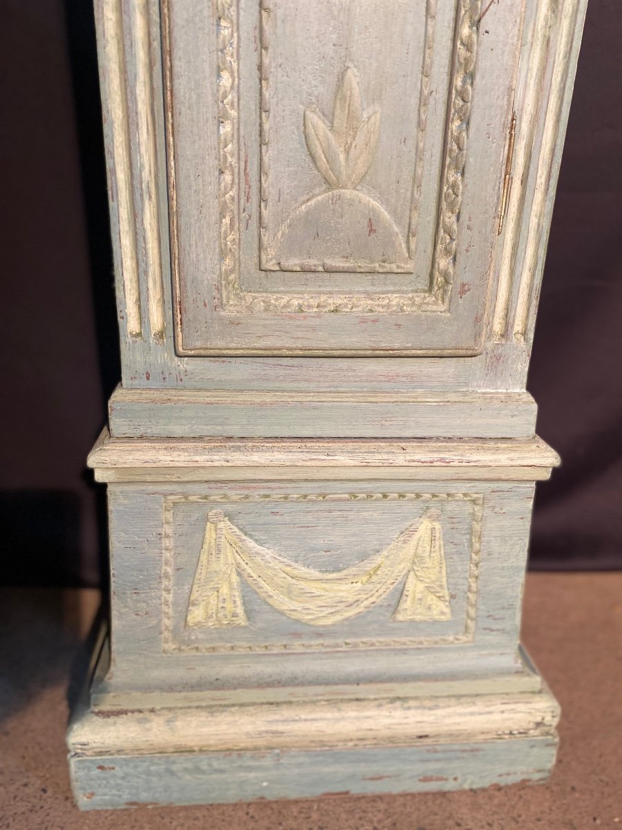 Louis XVI  Clock 19th Century Patinated-photo-6