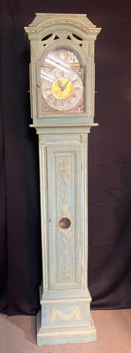 Louis XVI  Clock 19th Century Patinated