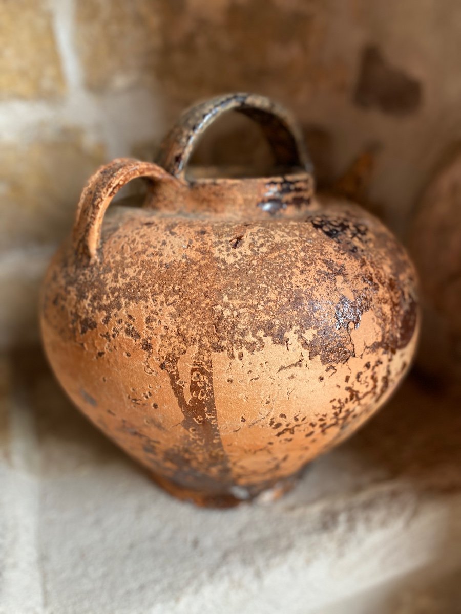 South West Walnut Oil Pot Dating From The 18th Century-photo-4